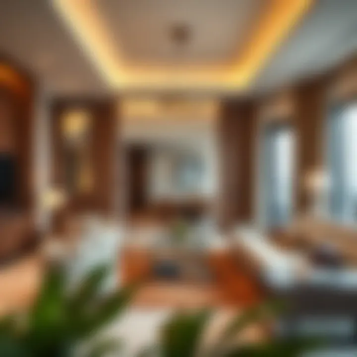 Luxurious interior design of a residential unit in Al Khail Gate 2