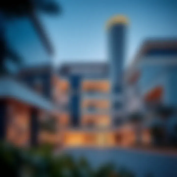 Modern architectural design of Al Khail Gate studio