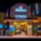Exterior view of Al Madina Restaurant showcasing its welcoming ambiance