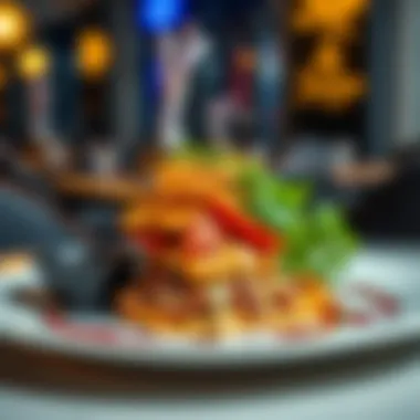 A beautifully plated signature dish representative of the restaurant's culinary style