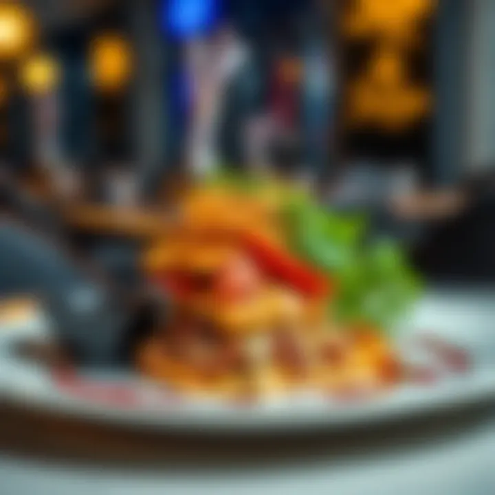A beautifully plated signature dish representative of the restaurant's culinary style