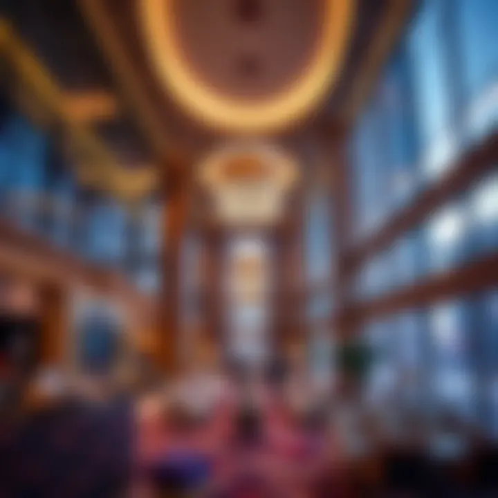 Interior view highlighting the multifunctional spaces within Al Saqran Tower