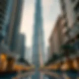 Exterior view of Burj Khalifa showcasing its architectural brilliance