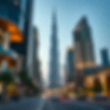 Infographic on pricing trends for Burj Khalifa residential options