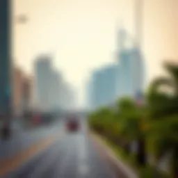 Scenic view of International City