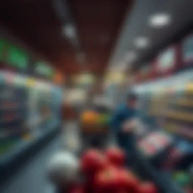 Interior layout of Choice Grocery highlighting diverse product sections