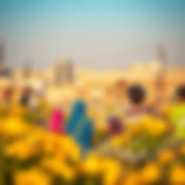 Community engagement activities in Ras Al Khor enhancing biodiversity awareness.