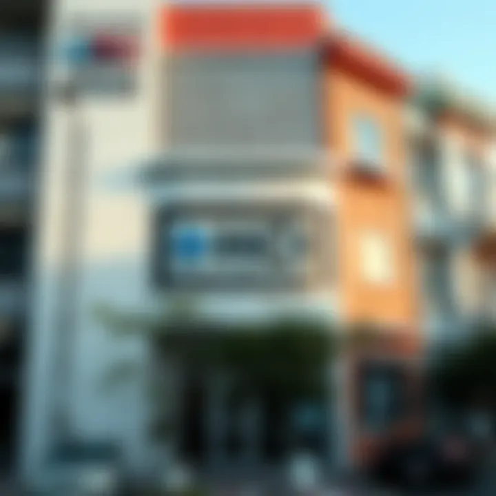 Exterior of a clinic highlighted in diverse architecture