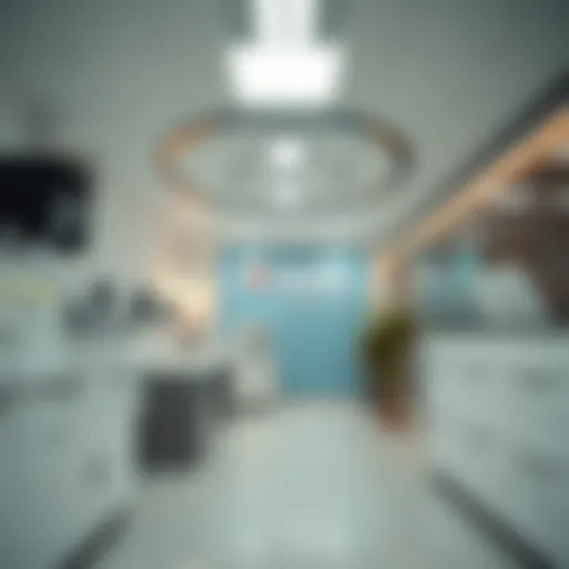 Interior of a modern clinic in International City