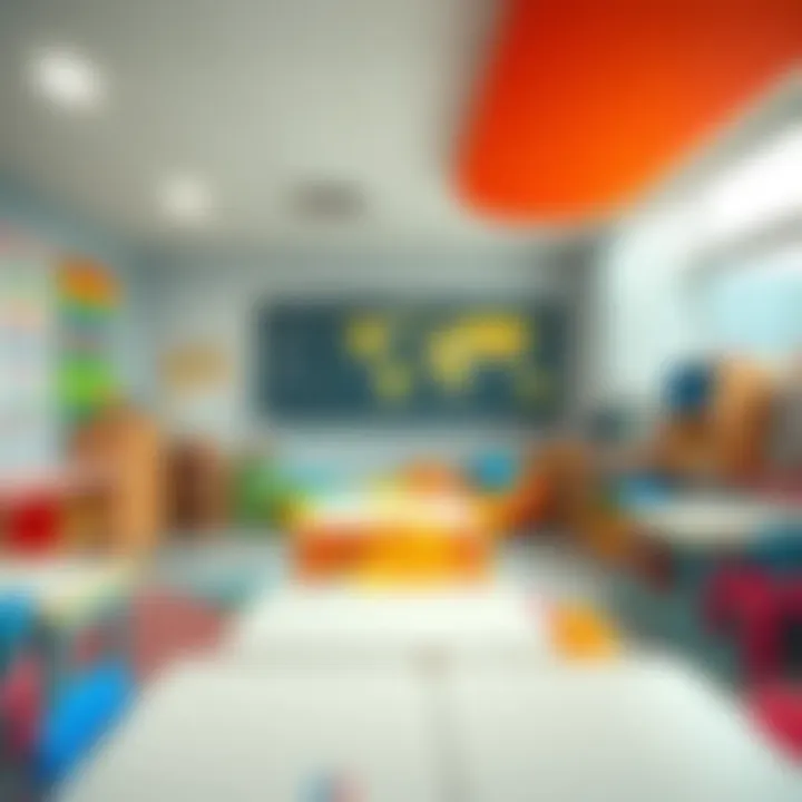 A vibrant classroom setup at Creative Nest Early Childhood Centre