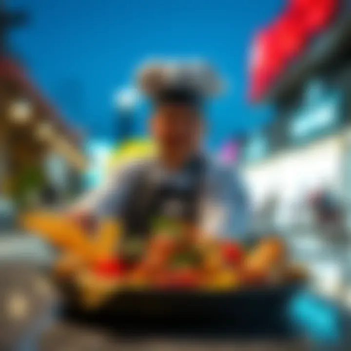 A chef's masterpiece showcasing local culinary influence