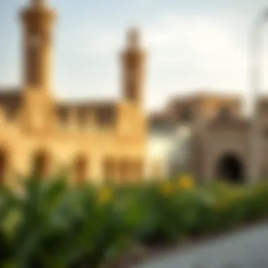 Cultural landmarks in Al Ras reflecting the rich heritage and history of Dubai.