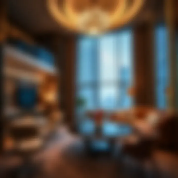 Interior design features of Diamond Tower 2 reflecting luxury and modernity