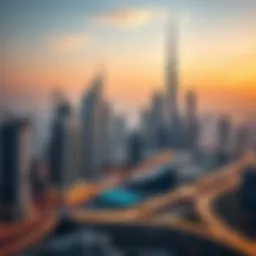 A stunning skyline of Dubai showcasing modern architecture
