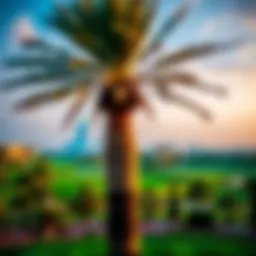 Stunning view of the Emirates Golf Club course