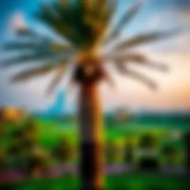 Stunning view of the Emirates Golf Club course