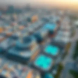 Aerial view of Al Basha Silicon Oasis showcasing its modern architecture