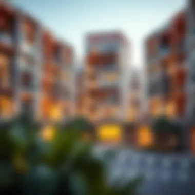 Modern residential buildings reflecting the lifestyle in Al Basha Silicon Oasis