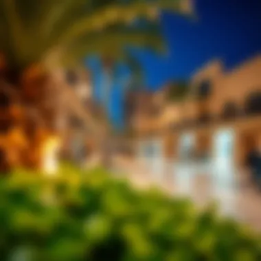 A beautifully designed public space in Al Jafliya fostering social interaction