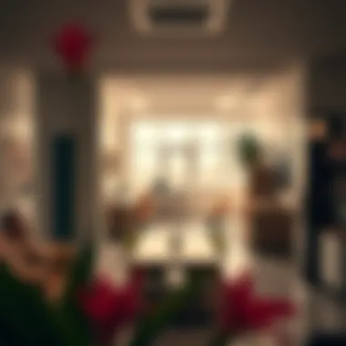 Interior of the Al Khail Gate Community Office, highlighting its facilities and services