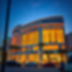 Stunning facade of Al Mawakeb Al Garhoud showcasing modern architectural design