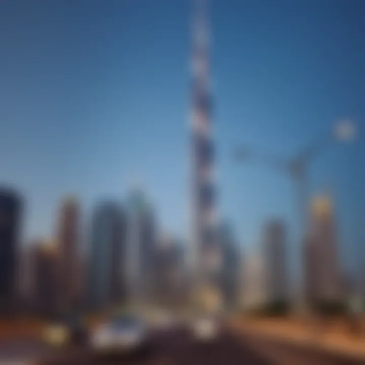 Al Mulla Tower contributing to the modern skyline of Dubai