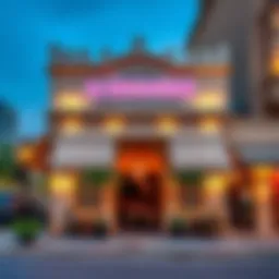 Exterior view of Al Romansiah Restaurant showcasing traditional architecture