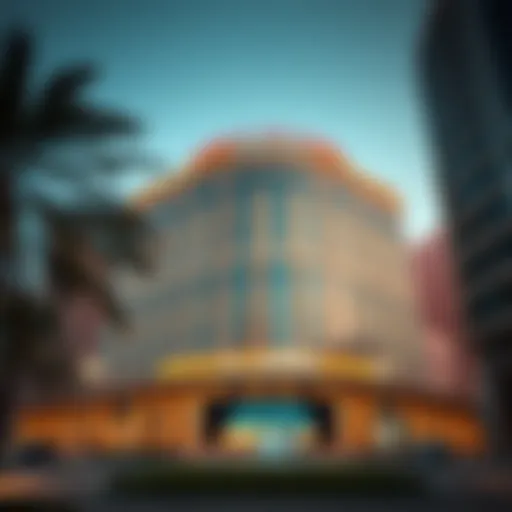 Stunning exterior view of Al Sarraf Building showcasing its unique architectural design.