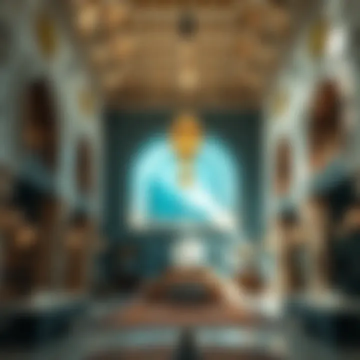 Interior space highlighting the blend of traditional and contemporary design elements.