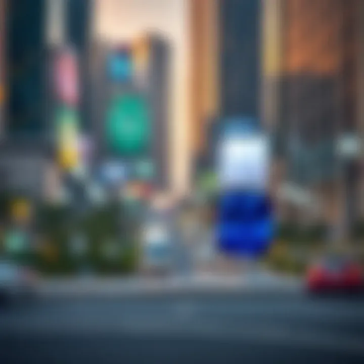 Landscape view highlighting Binghatti Sapphire's integration with urban surroundings