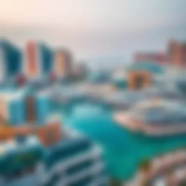 Aerial view of City Pearl highlighting its modern architecture