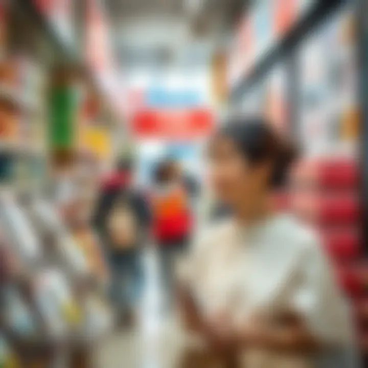 An engaging shopping experience at Daiso Motor City