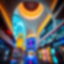 Futuristic architectural design of Dubai Circle Mall