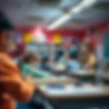 A vibrant classroom setting showcasing student engagement in Al Furjan