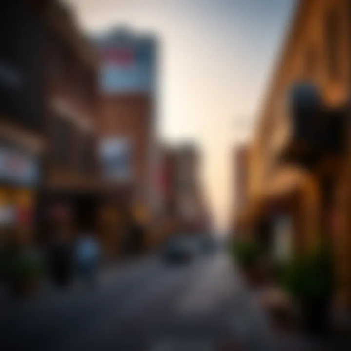 Local businesses thriving along Lootah Avenue highlighting the economic vibrancy