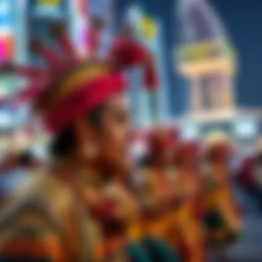 Vibrant cultural event showcasing local traditions