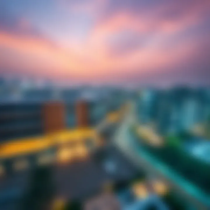 Panoramic view of North Heights Al Wasl showcasing modern architecture