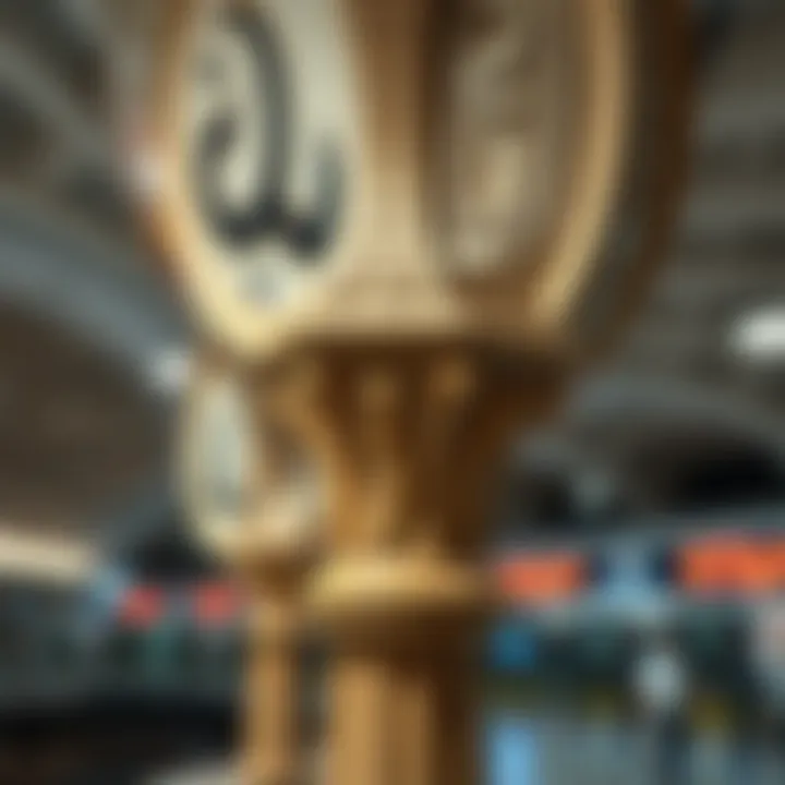 Close-up of design details at Rashidiya Metro Station, emphasizing aesthetic elements.