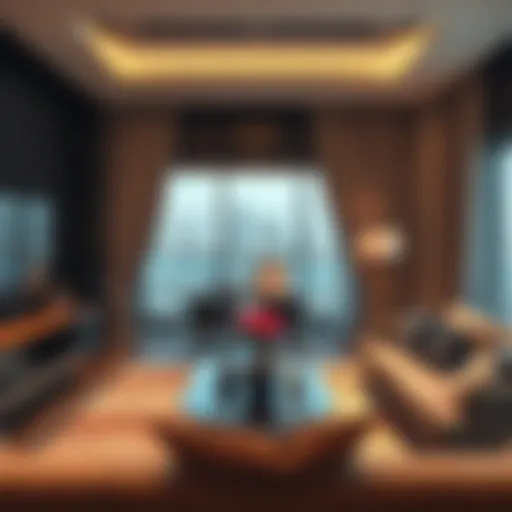 Luxurious living space at Roda Amwaj Suites