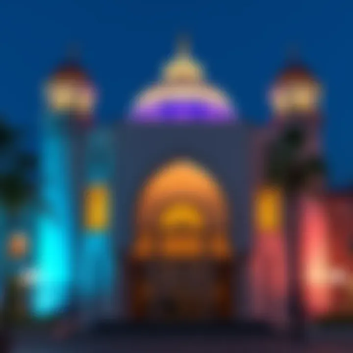 Exterior view of Sarhad Darbar showcasing its unique architectural design