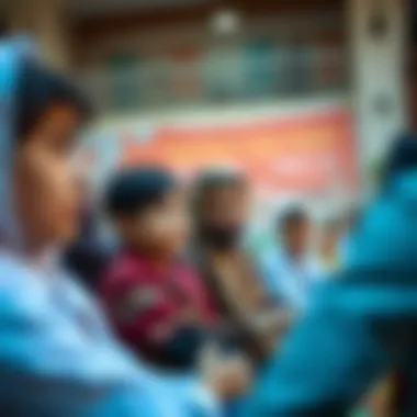 Students participating in a cultural event at a school in International City Dubai.