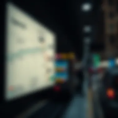 Map showing connection routes from Sports City Metro Station to events