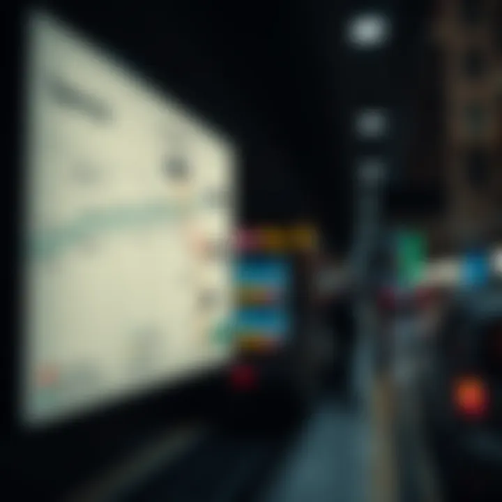 Map showing connection routes from Sports City Metro Station to events