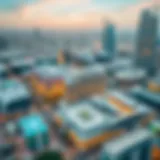 Aerial view of Dubai Medical City showcasing its modern architecture