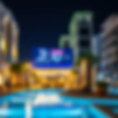 A scenic depiction of the lifestyle in Damac Hills 2 with modern facilities