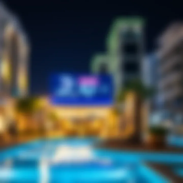 A scenic depiction of the lifestyle in Damac Hills 2 with modern facilities