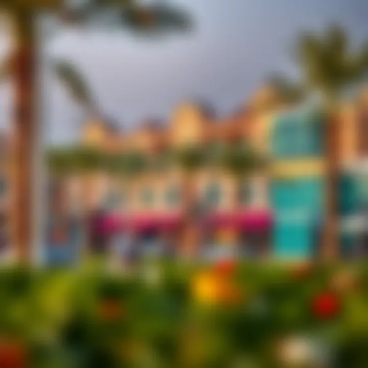 Nearby amenities surrounding Damac Hills 2 including parks and shopping areas