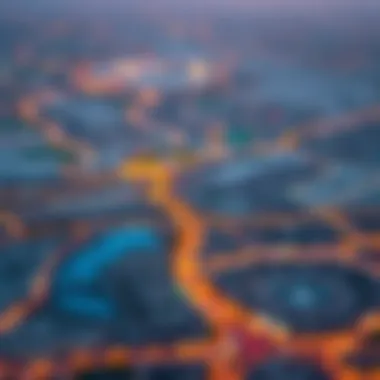 Map highlighting the strategic location of Damac Hills 2 in Dubai