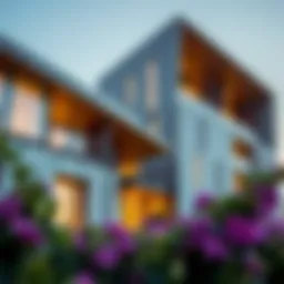 Architectural design of M Residence in Mankhool showcasing modern aesthetics