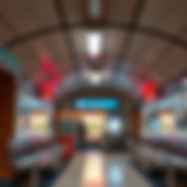 Interior of Umm Ramool Metro Station highlighting passenger amenities